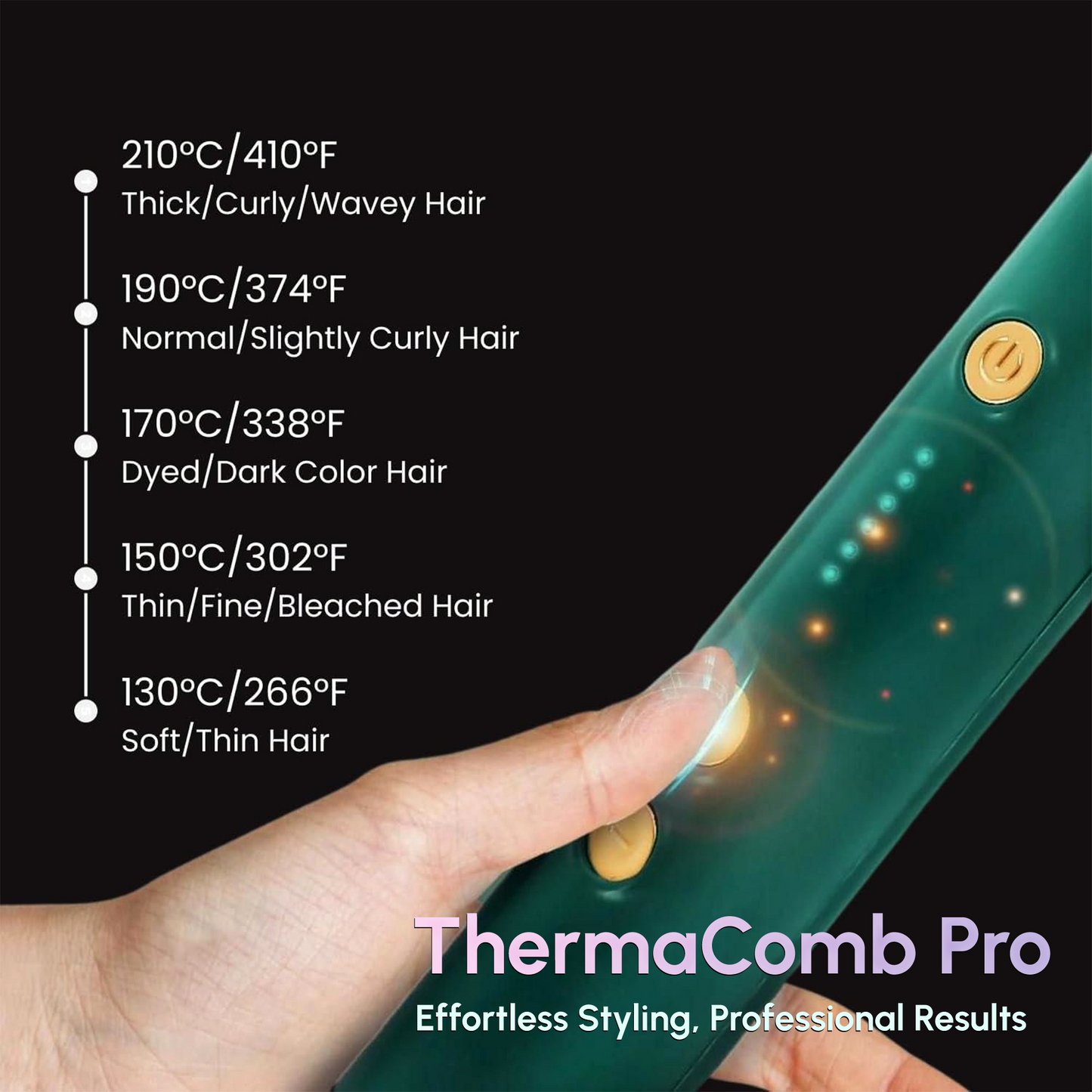 ThermaComb Pro – Effortless Styling, Professional Results